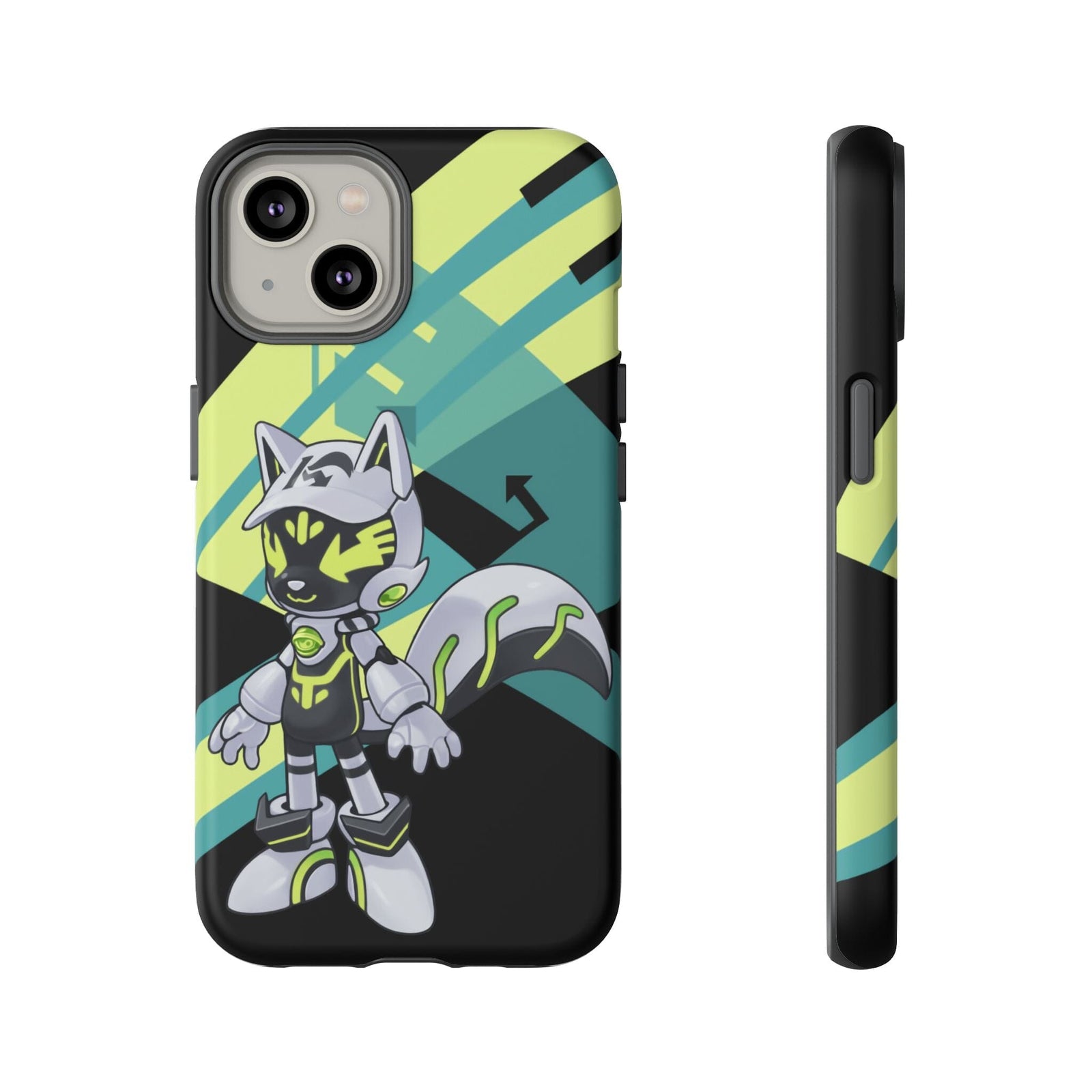 Robot Kitsune-Kyubit - Phone Case Phone Case Printify Matte iPhone 14 