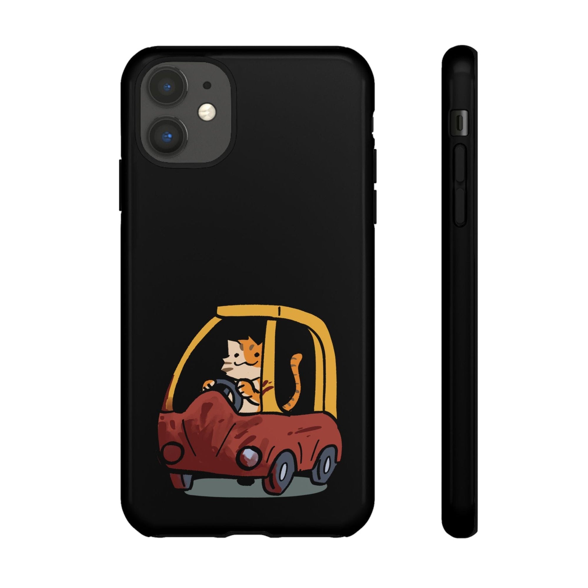 Cat Car - Phone Case Phone Case Printify iPhone 11 Glossy 