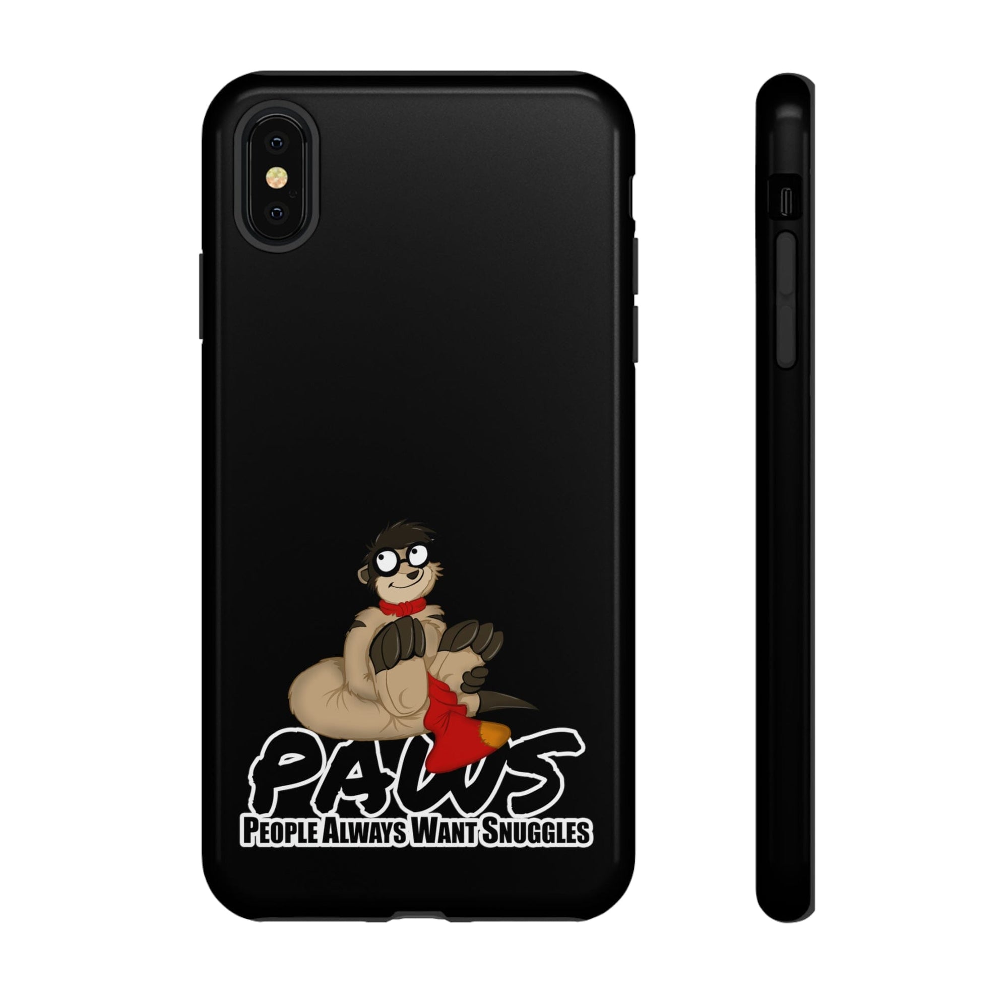 Thabo Meerkat - PAWS - Phone Case Phone Case Thabo Meerkat Glossy iPhone XS MAX 