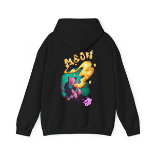 Neon Meow - Hoodie Hoodie AFLT-DaveyDboi Black S 