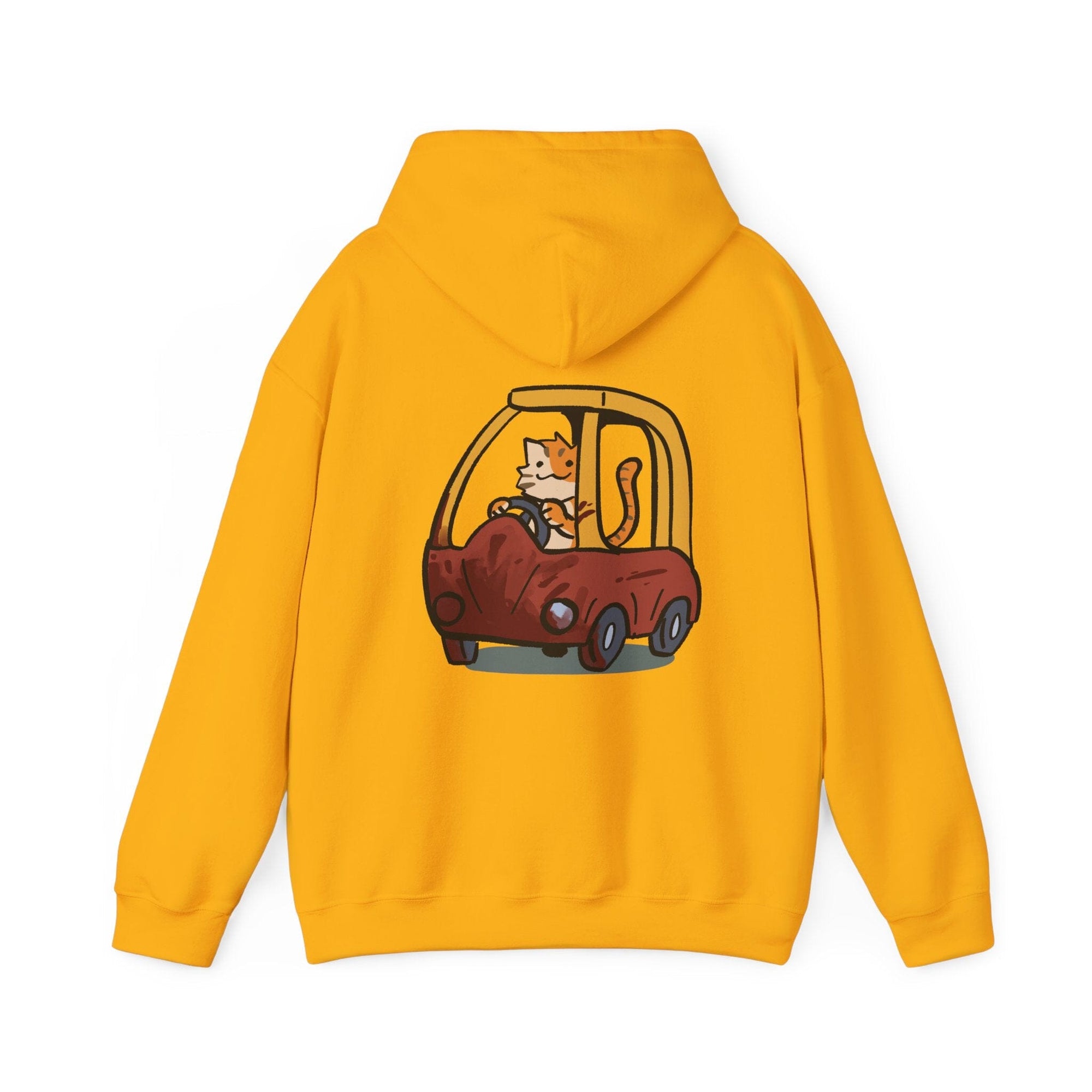 Cat Car - Hoodie Hoodie Ooka Gold S 