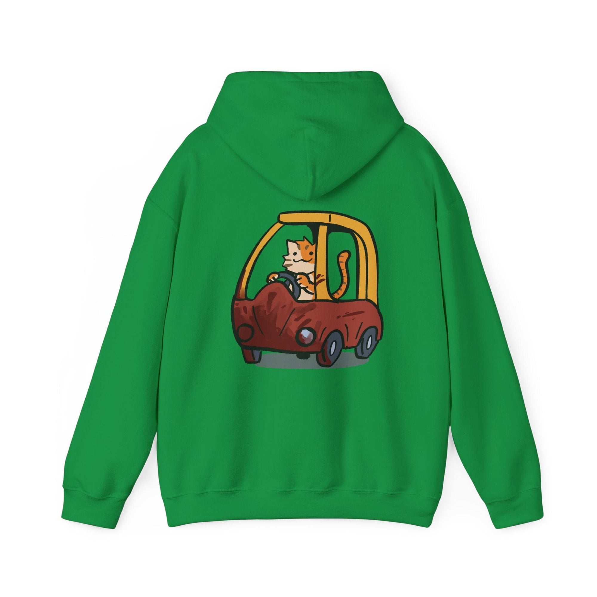 Cat Car - Hoodie Hoodie Ooka Green S 