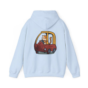 Cat Car - Hoodie Hoodie Ooka Light Blue S 