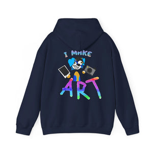 I MAKE ART - Hoodie Hoodie AFLT-Hund The Hound Navy Blue S 