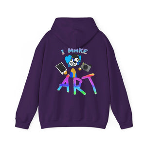 I MAKE ART - Hoodie Hoodie AFLT-Hund The Hound Purple S 