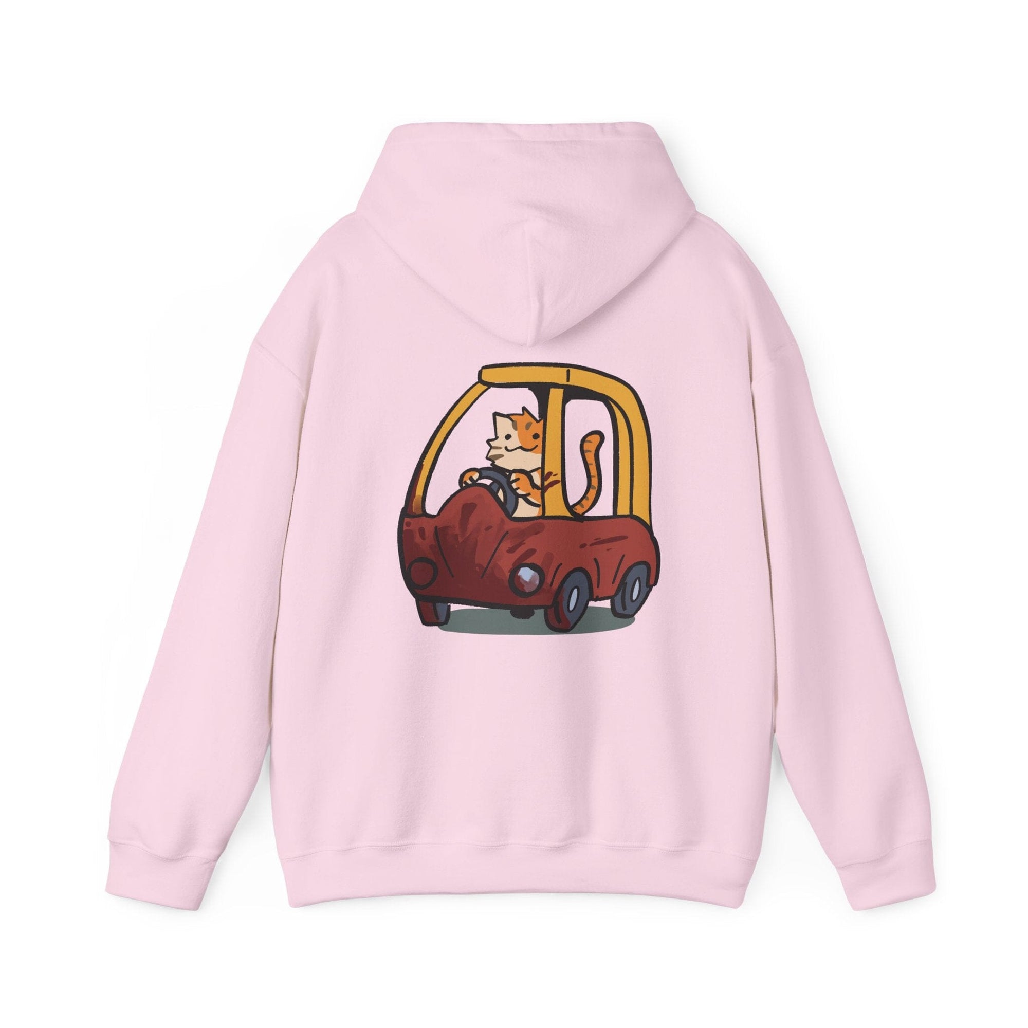 Cat Car - Hoodie Hoodie Ooka Light Pink S 