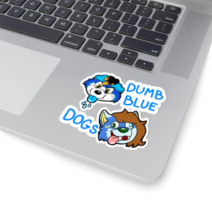 Dumb Blue Dogs - Sticker