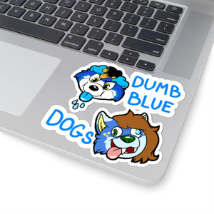 Dumb Blue Dogs - Sticker