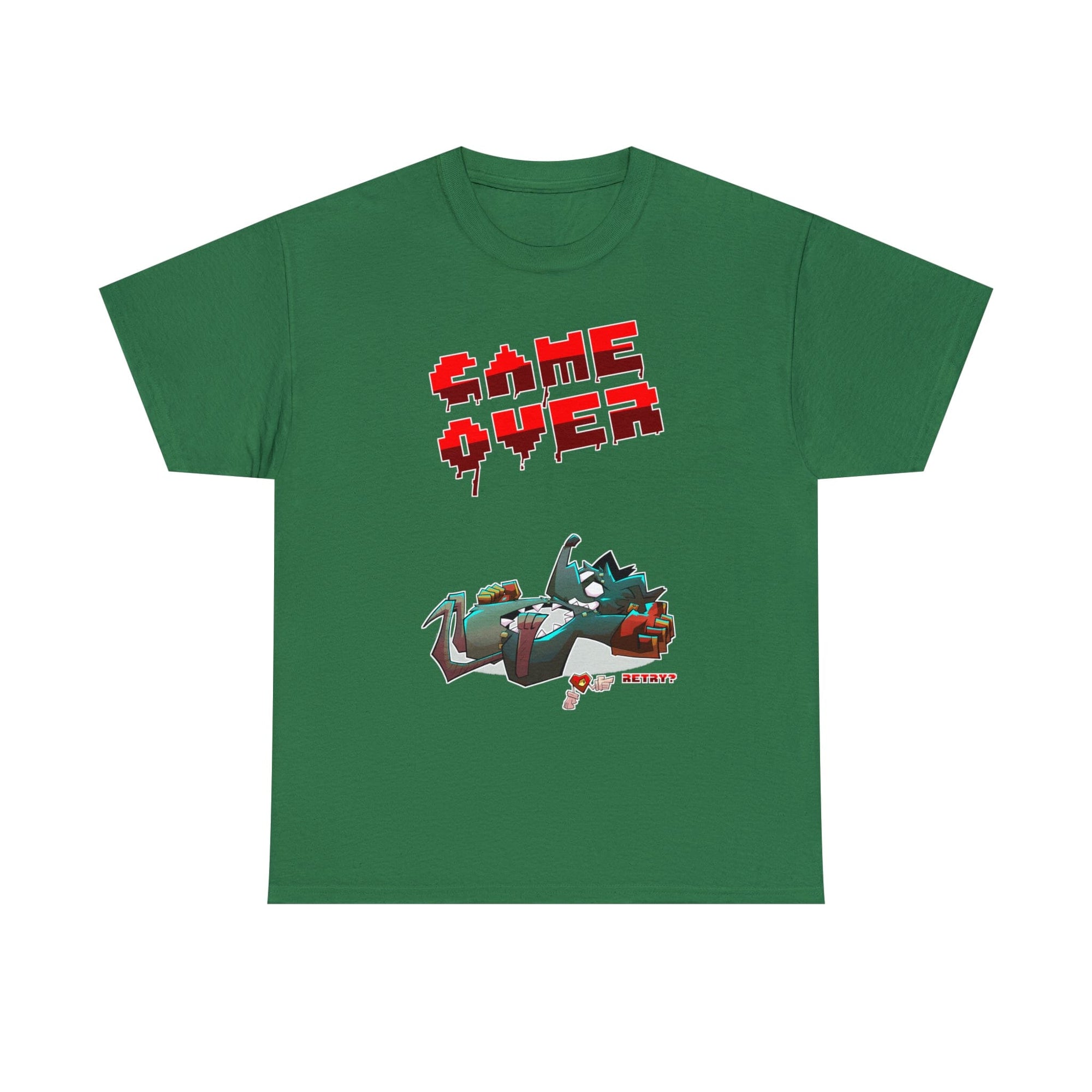 Game Over - T-Shirt T-Shirt AFLT-DaveyDboi Green S 