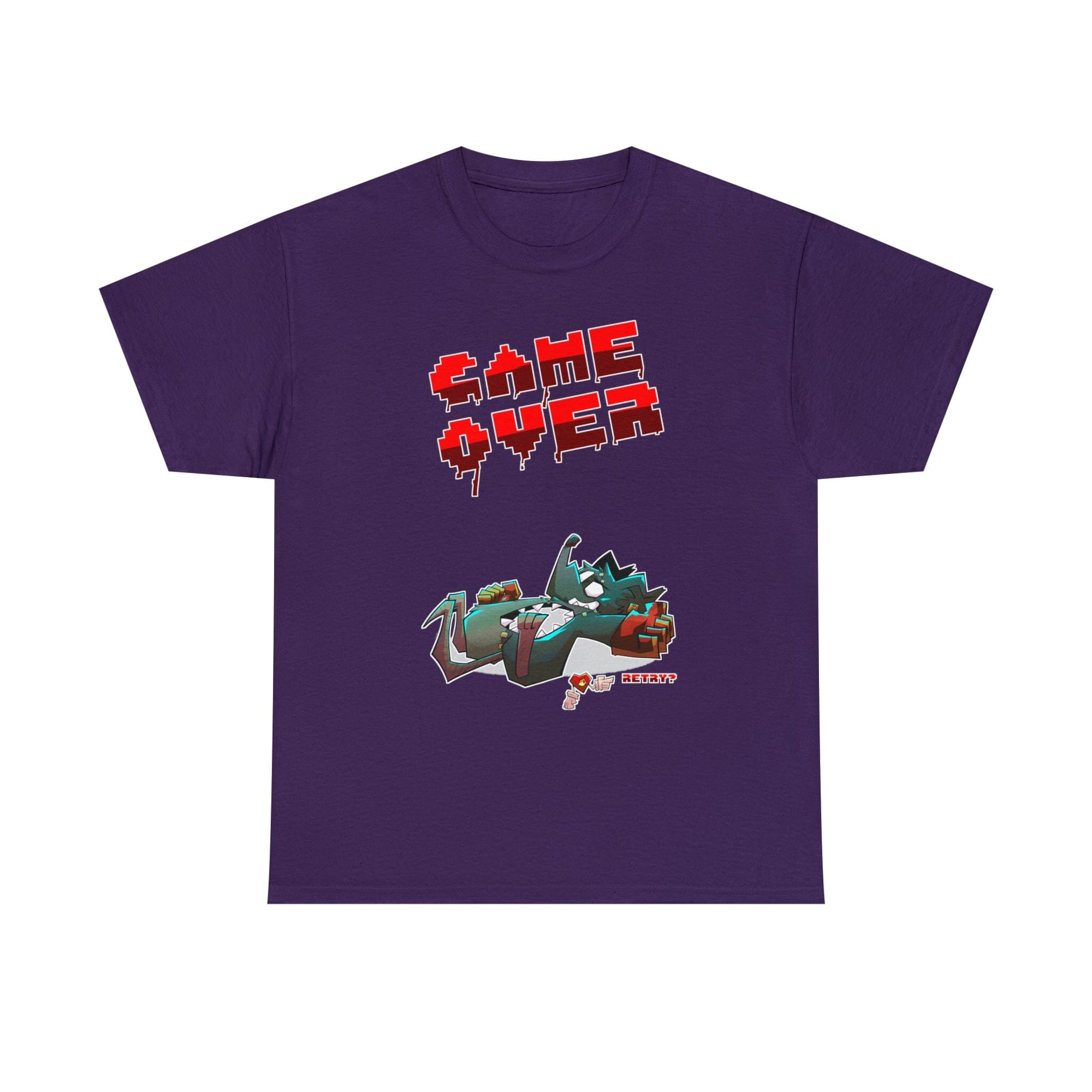 Game Over - T-Shirt T-Shirt AFLT-DaveyDboi Purple S 