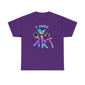 I MAKE ART - T-Shirt T-Shirt AFLT-Hund The Hound Purple S 