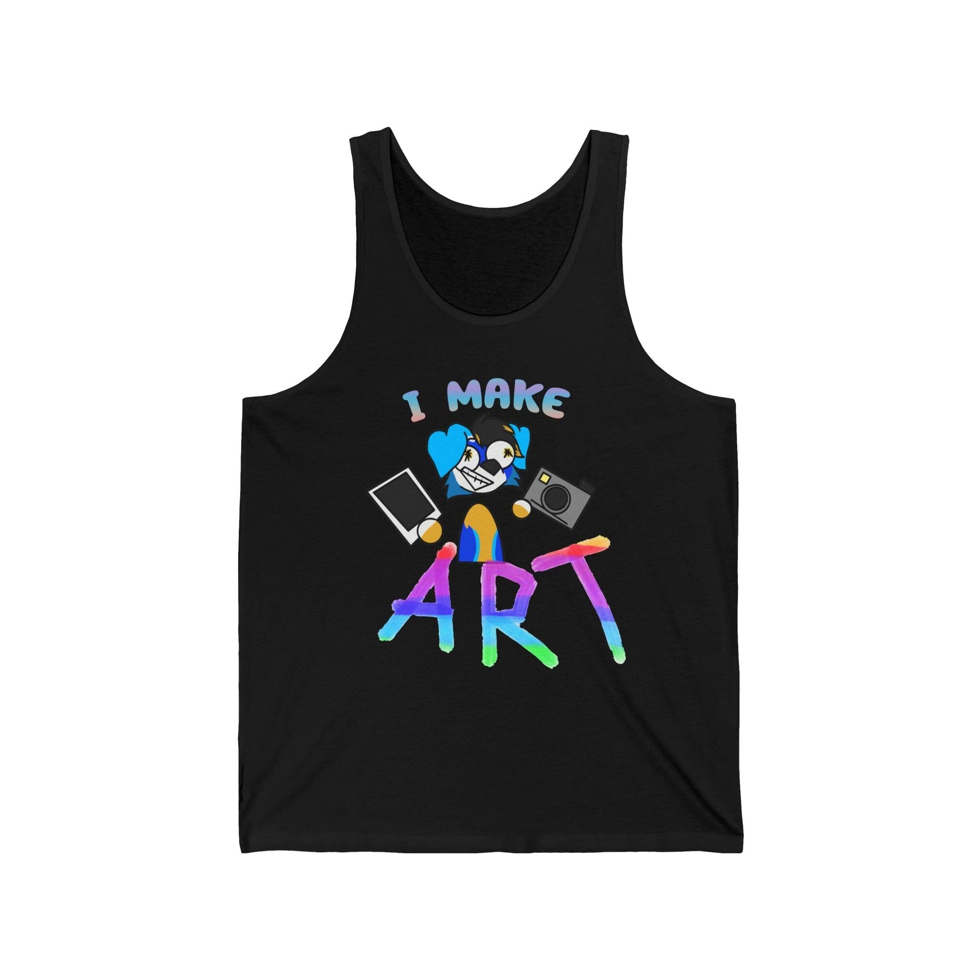 I MAKE ART - Tank Top Tank Top AFLT-Hund The Hound Black XS 