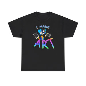 I MAKE ART - T-Shirt T-Shirt AFLT-Hund The Hound Black S 