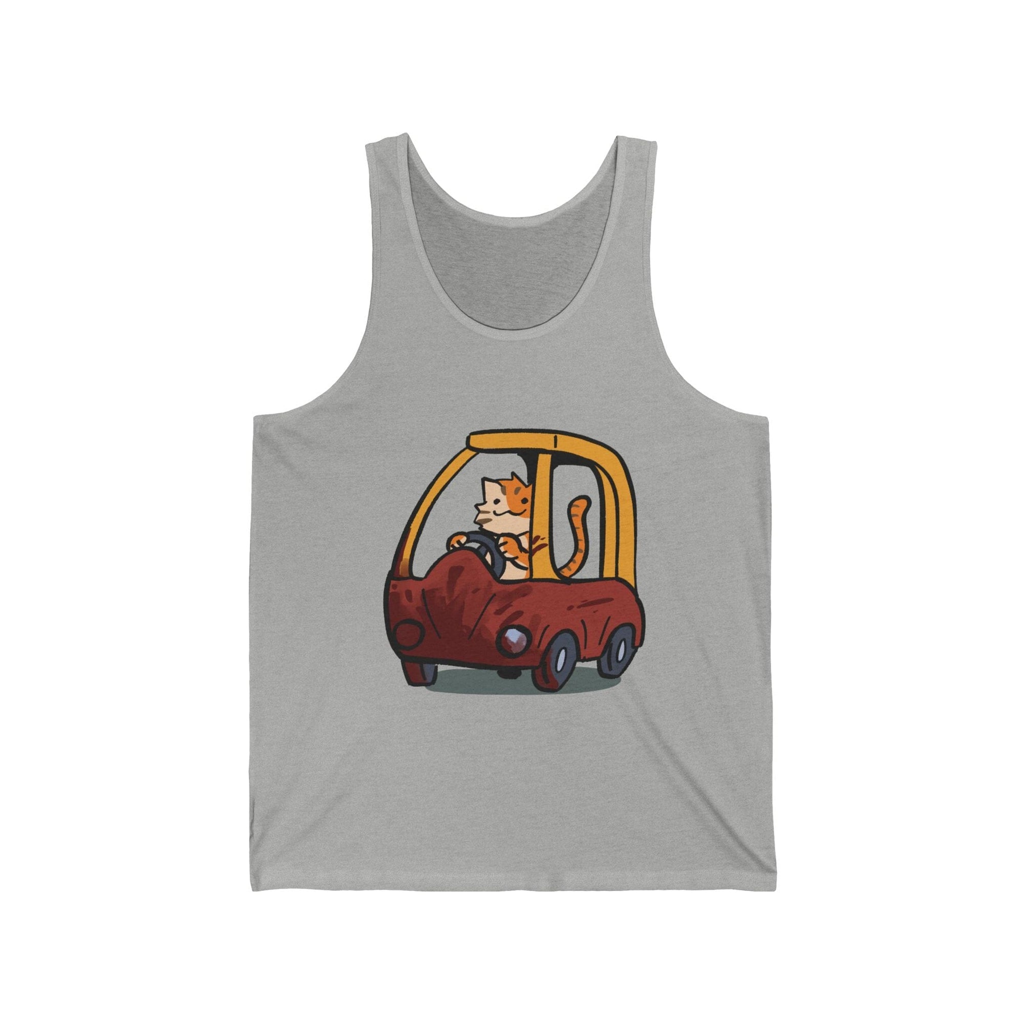 Cat Car - Tank Top Tank Top Ooka Heather XS 