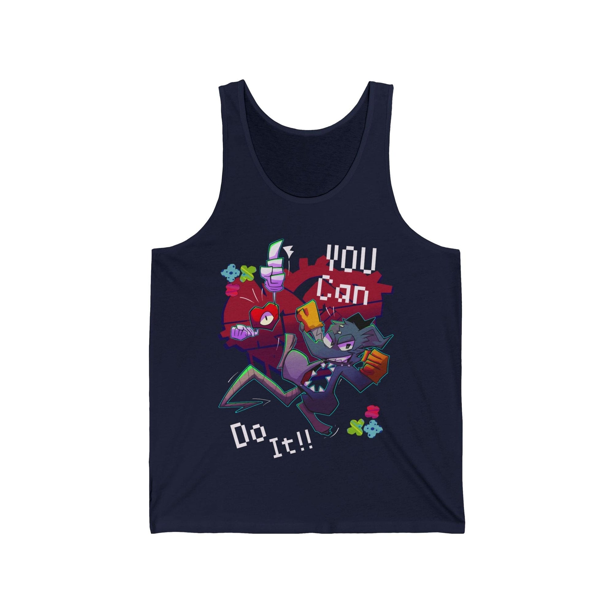 You can do this! - Tank Top Tank Top AFLT-DaveyDboi Dark Grey XS 