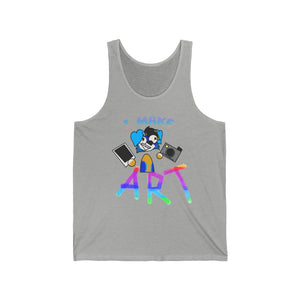 I MAKE ART - Tank Top Tank Top AFLT-Hund The Hound Heather XS 