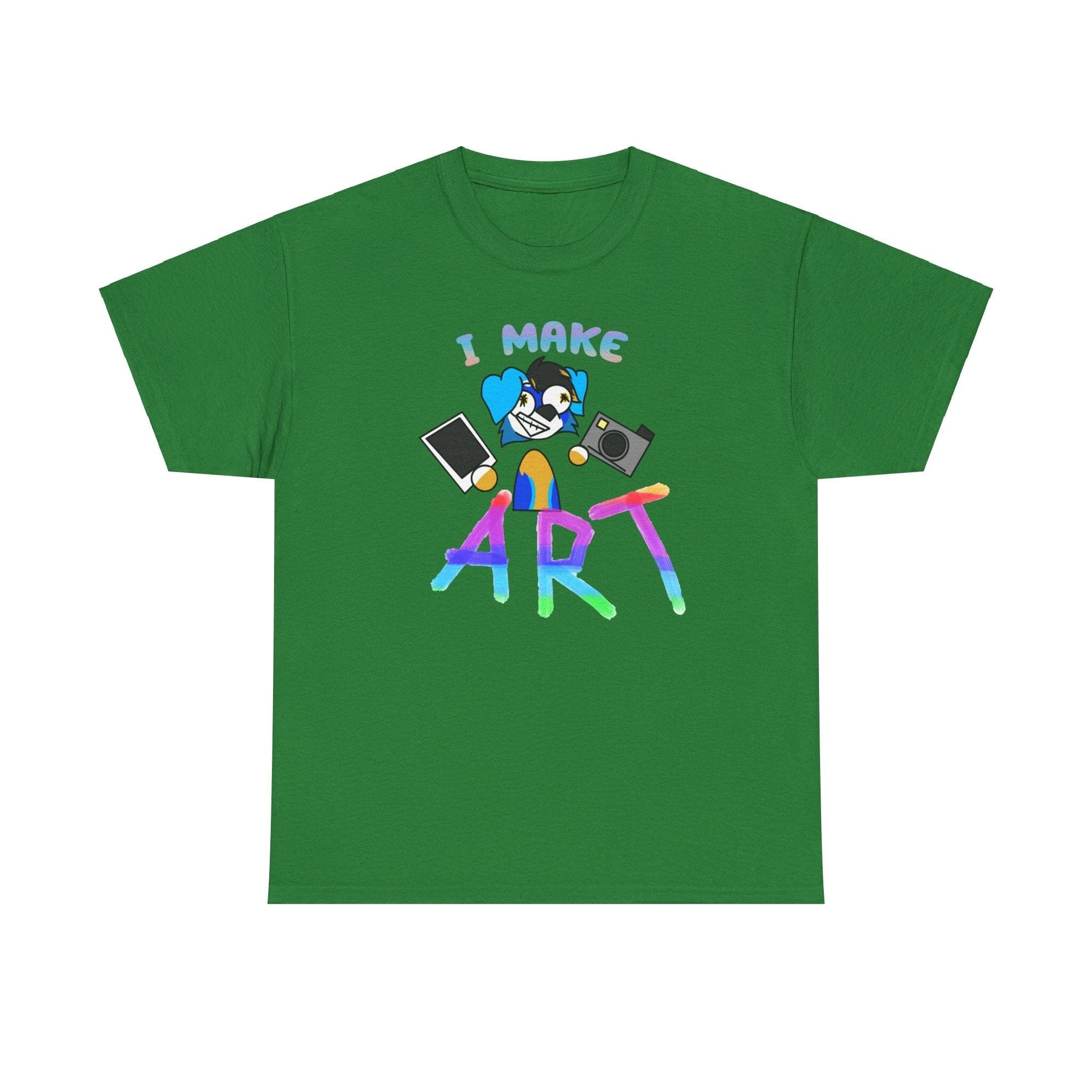 I MAKE ART - T-Shirt T-Shirt AFLT-Hund The Hound Green S 