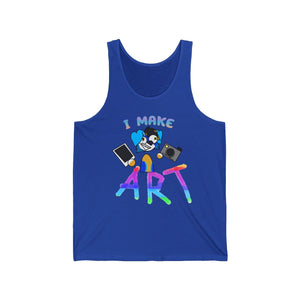 I MAKE ART - Tank Top Tank Top AFLT-Hund The Hound Royal Blue XS 