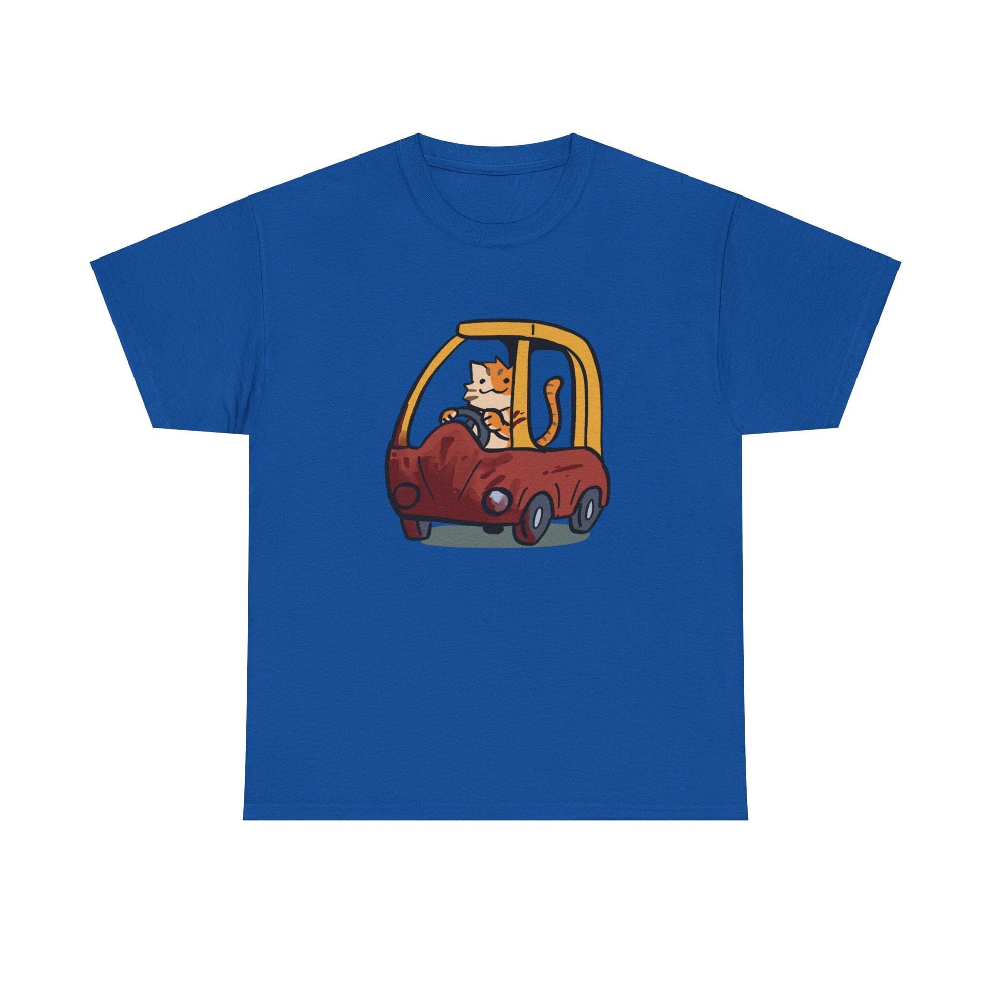 Cat Car - T-Shirt T-Shirt Ooka Royal Blue S 