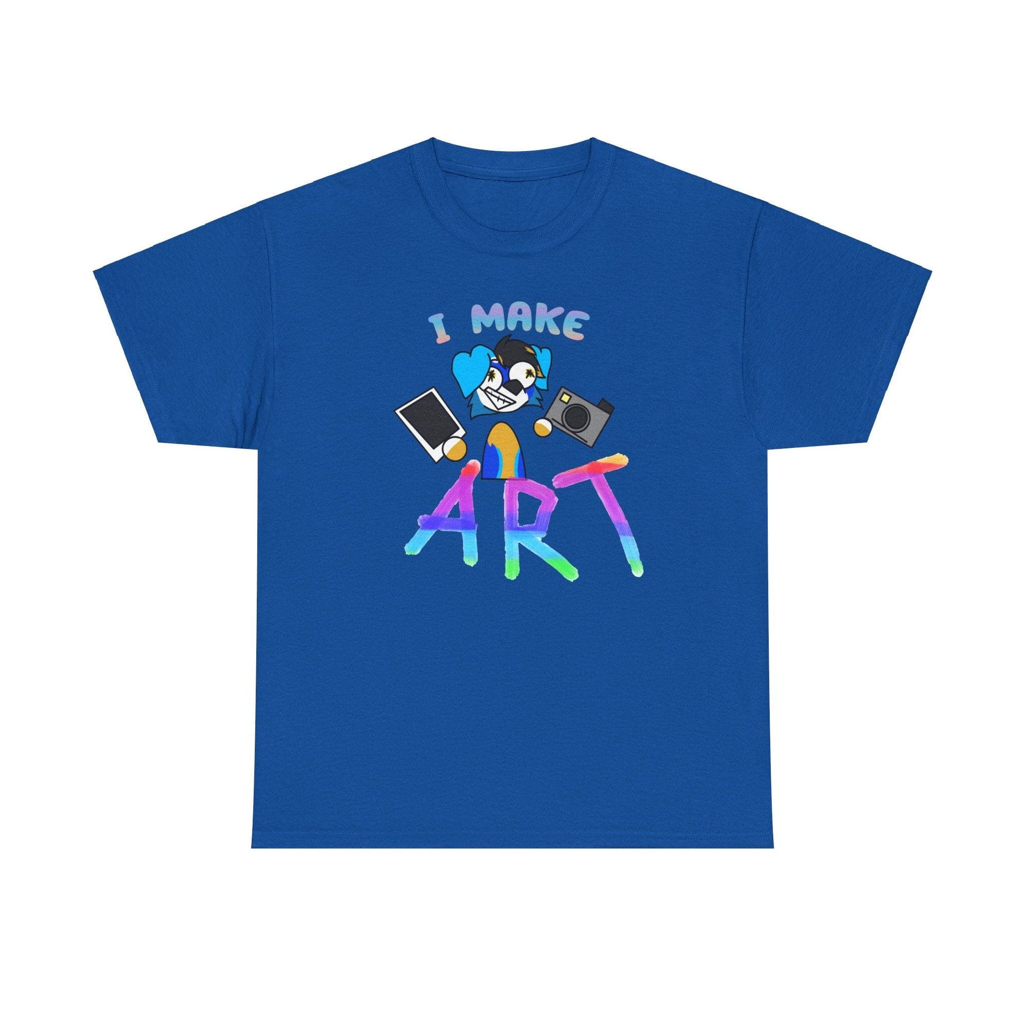 I MAKE ART - T-Shirt T-Shirt AFLT-Hund The Hound Royal Blue S 