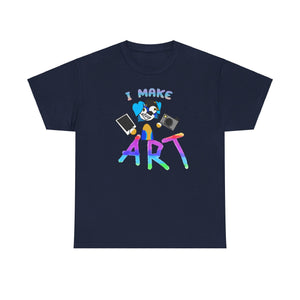 I MAKE ART - T-Shirt T-Shirt AFLT-Hund The Hound Navy Blue S 