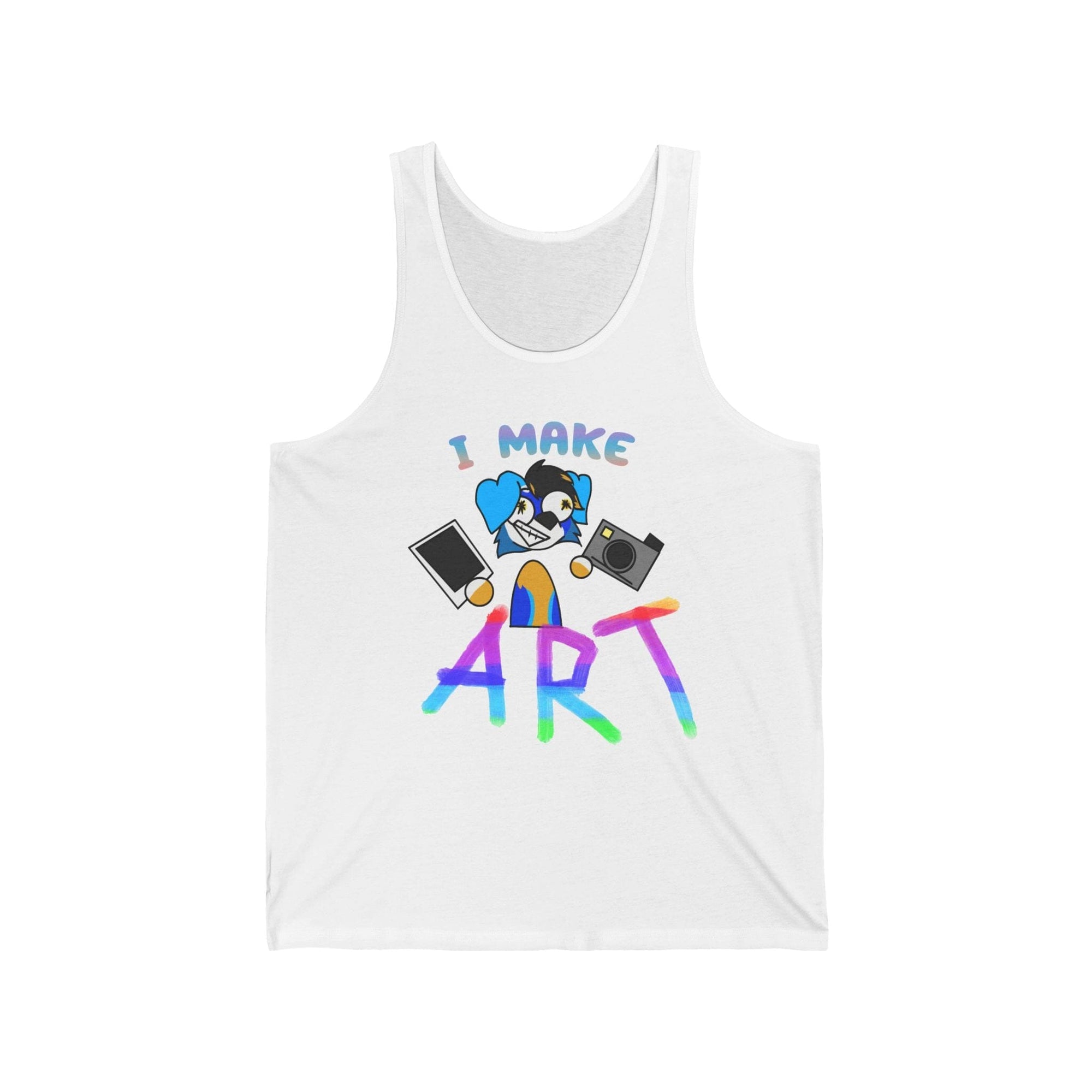 I MAKE ART - Tank Top Tank Top AFLT-Hund The Hound White XS 