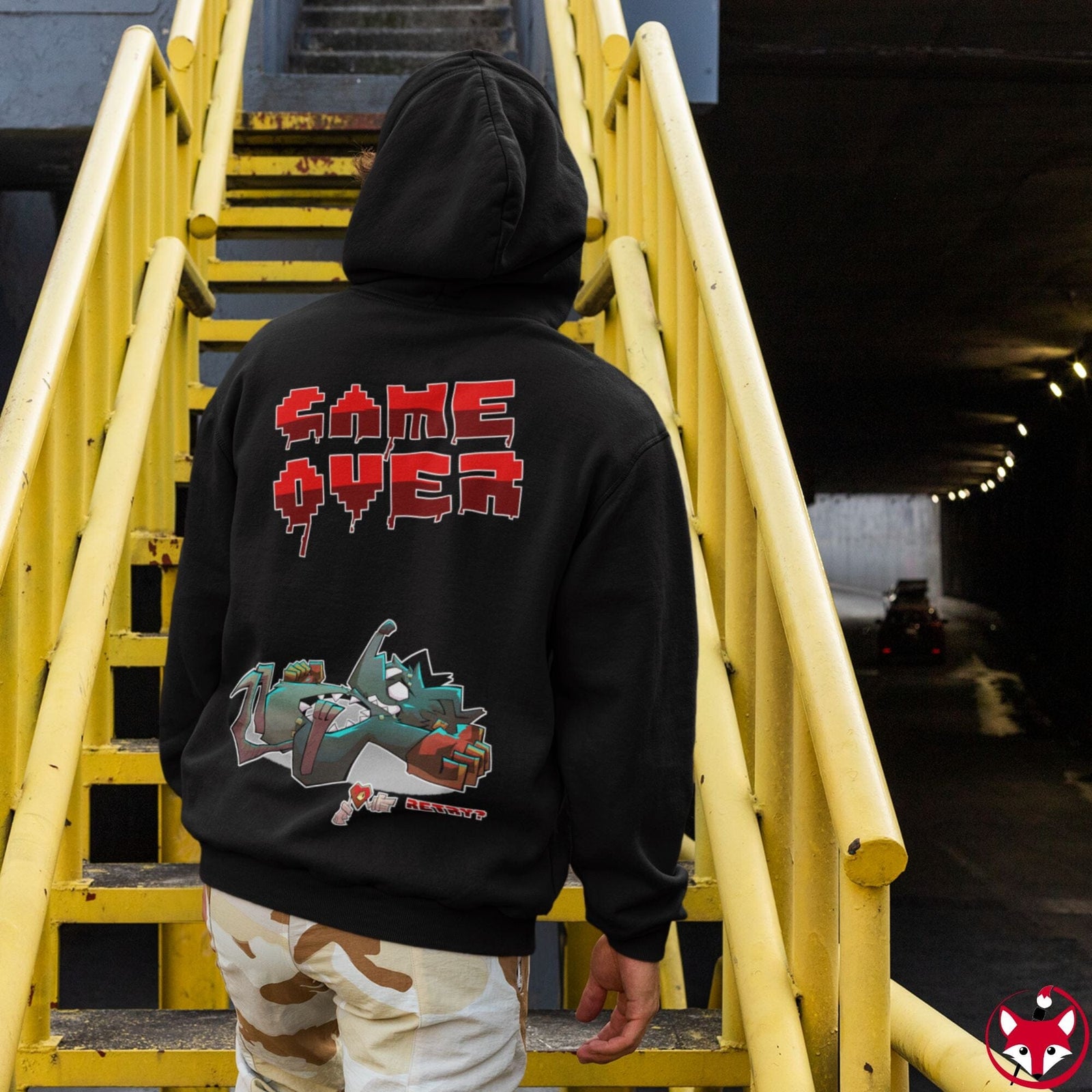 GAME OVER - Hoodie Hoodie AFLT-DaveyDboi 