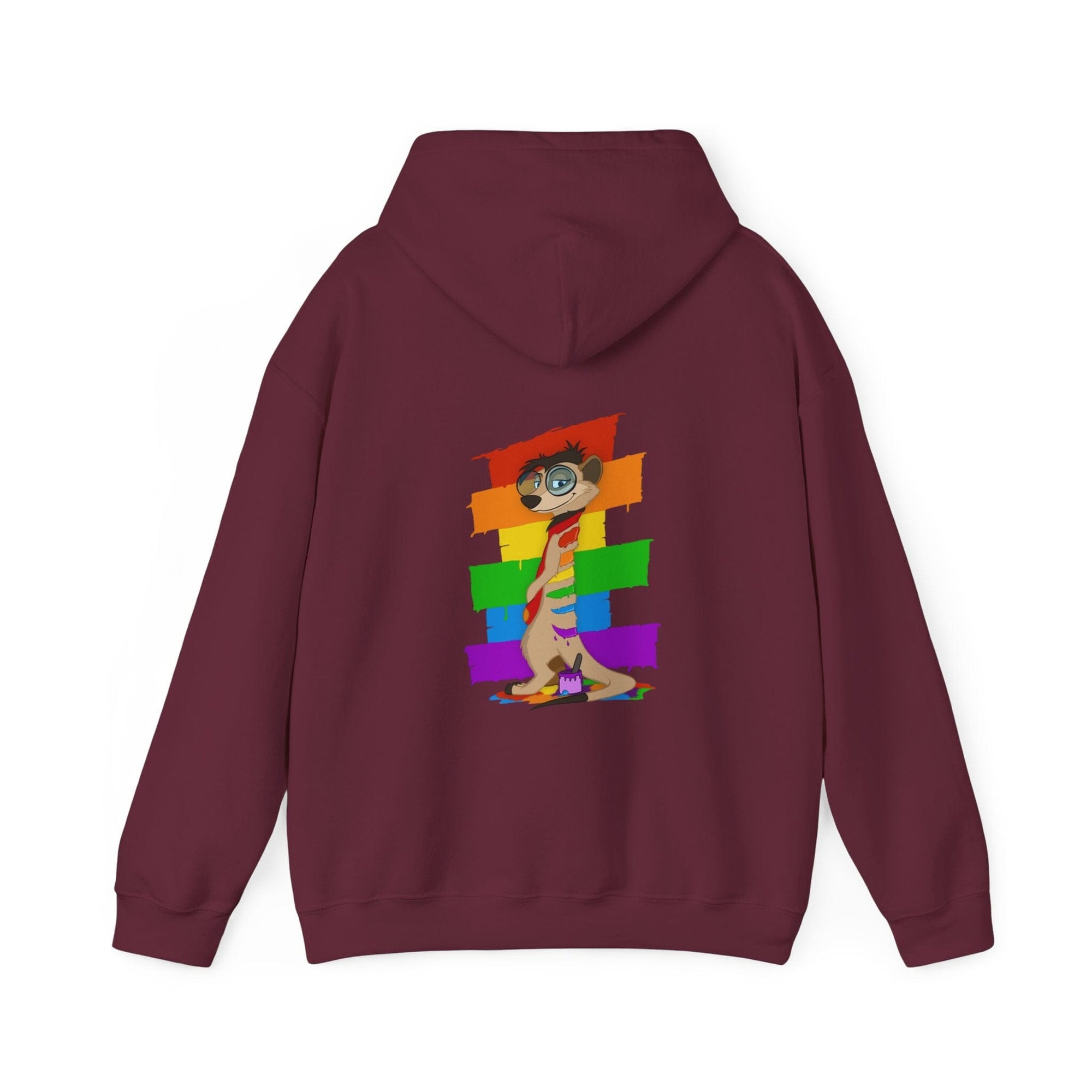 Meerkat Pride - Hoodie Hoodie Thabo Meerkat Maroon S 