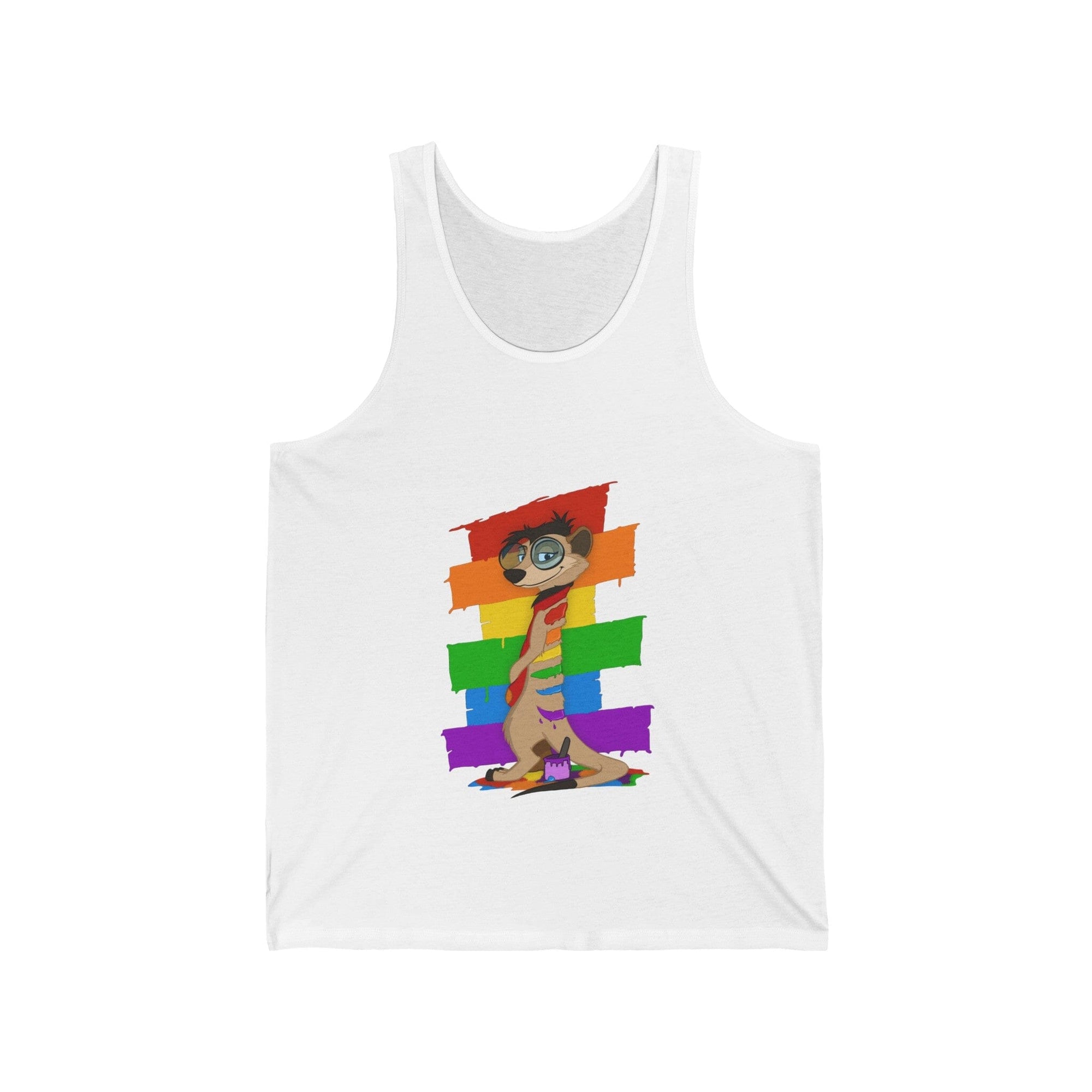 Meerkat Pride - Tank Top Tank Top Thabo Meerkat White XS 