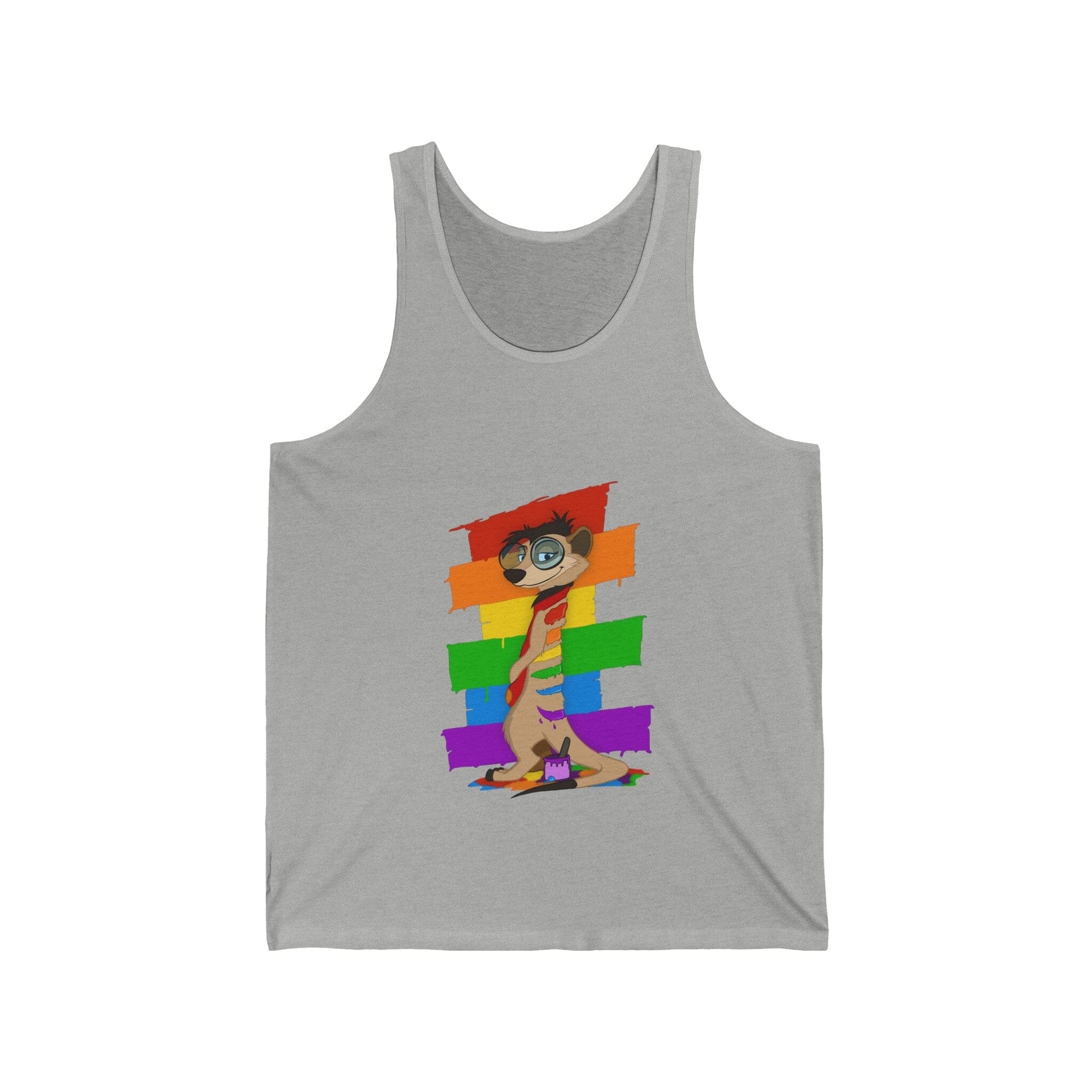 Meerkat Pride - Tank Top Tank Top Thabo Meerkat Heather XS 