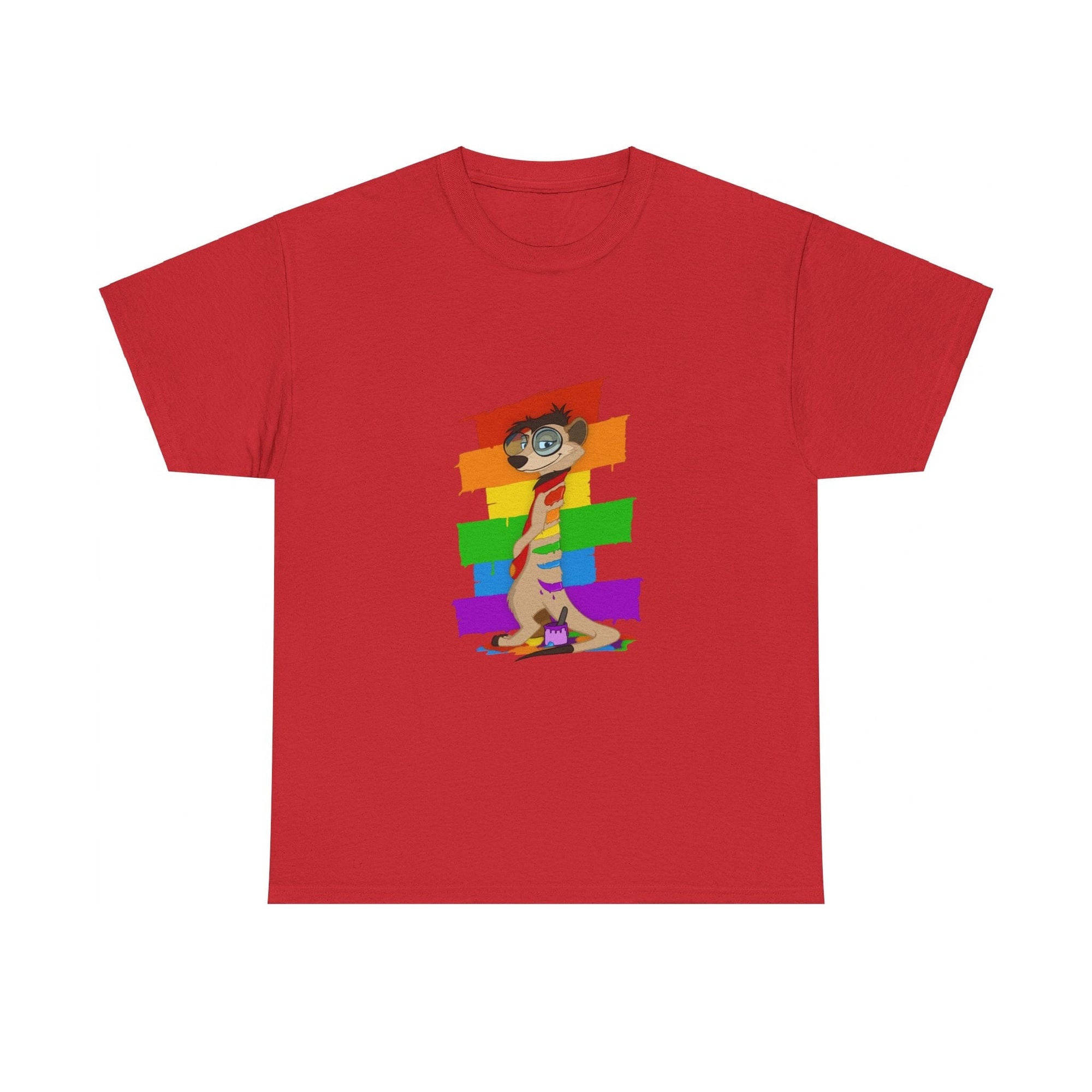 MEERKAT PRIDE - T-Shirt T-Shirt Thabo Meerkat Red S 