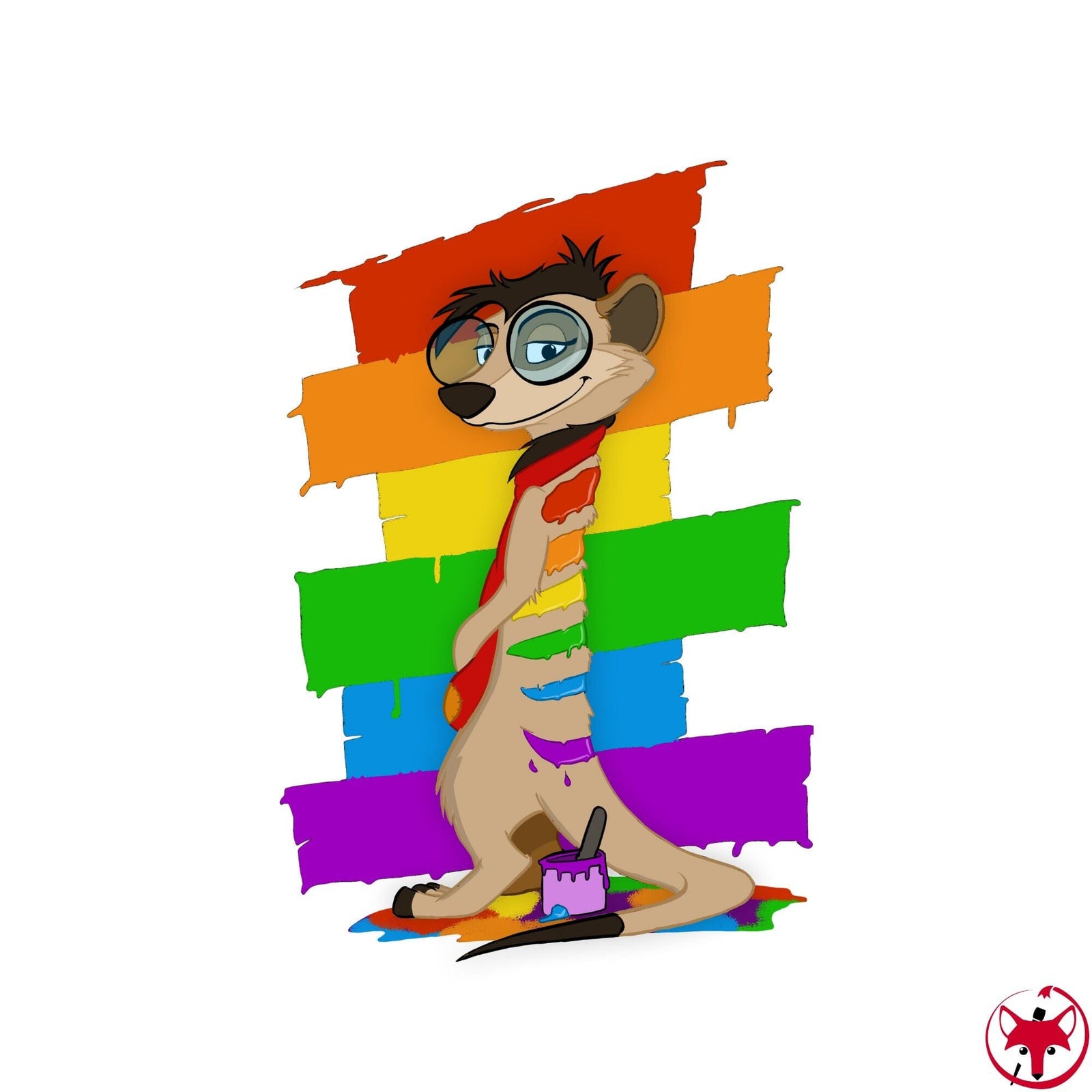 Meerkat Pride - Sticker Sticker Thabo Meerkat 