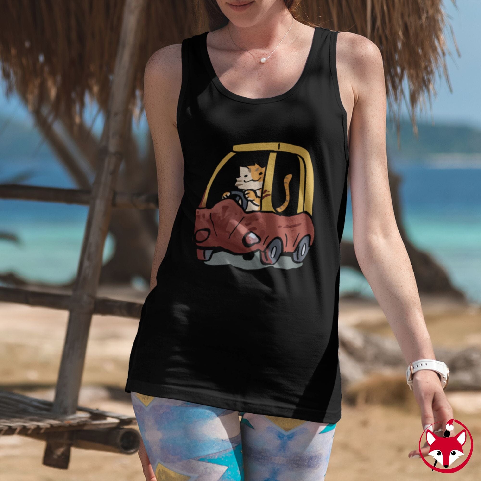 Cat Car - Tank Top Tank Top Ooka 