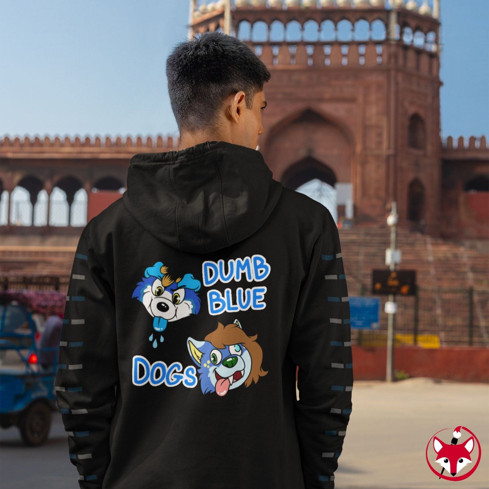Dumb Blue Dogs - Hoodie Hoodie AFLT-Hund The Hound 