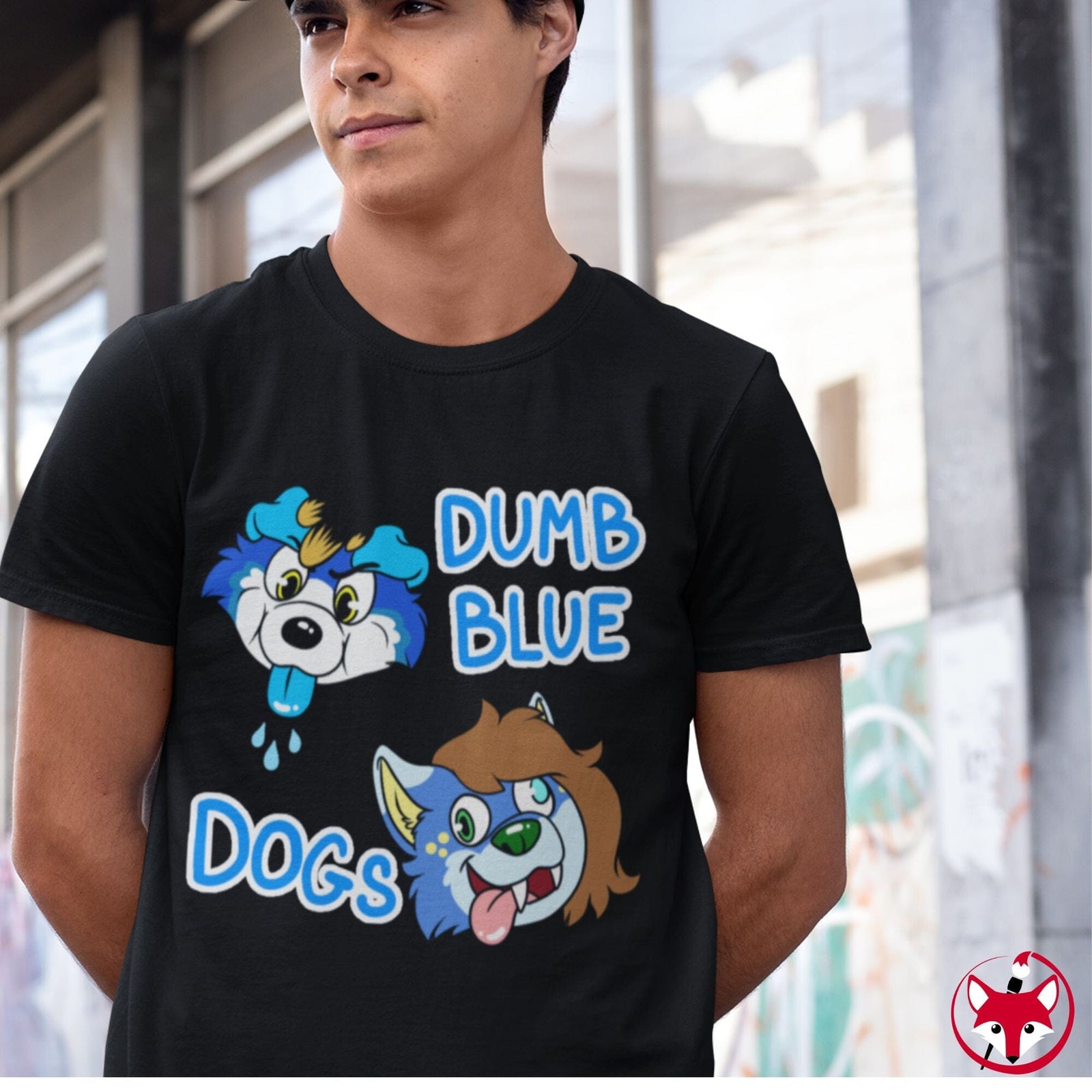 Dumb Blue Dogs - T-Shirt T-Shirt AFLT-Hund The Hound 