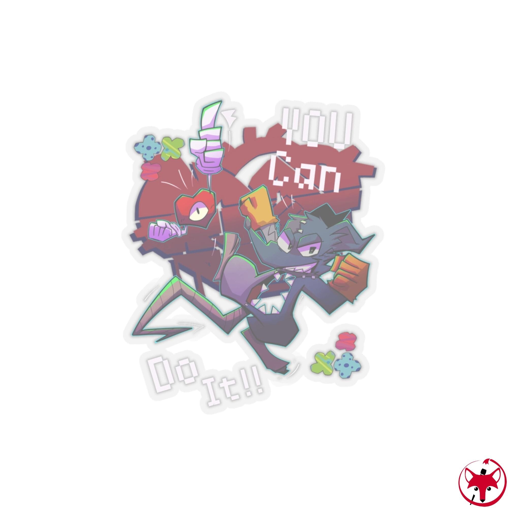 You can do this! - Sticker Sticker AFLT-DaveyDboi A Pack of 4 stickers 