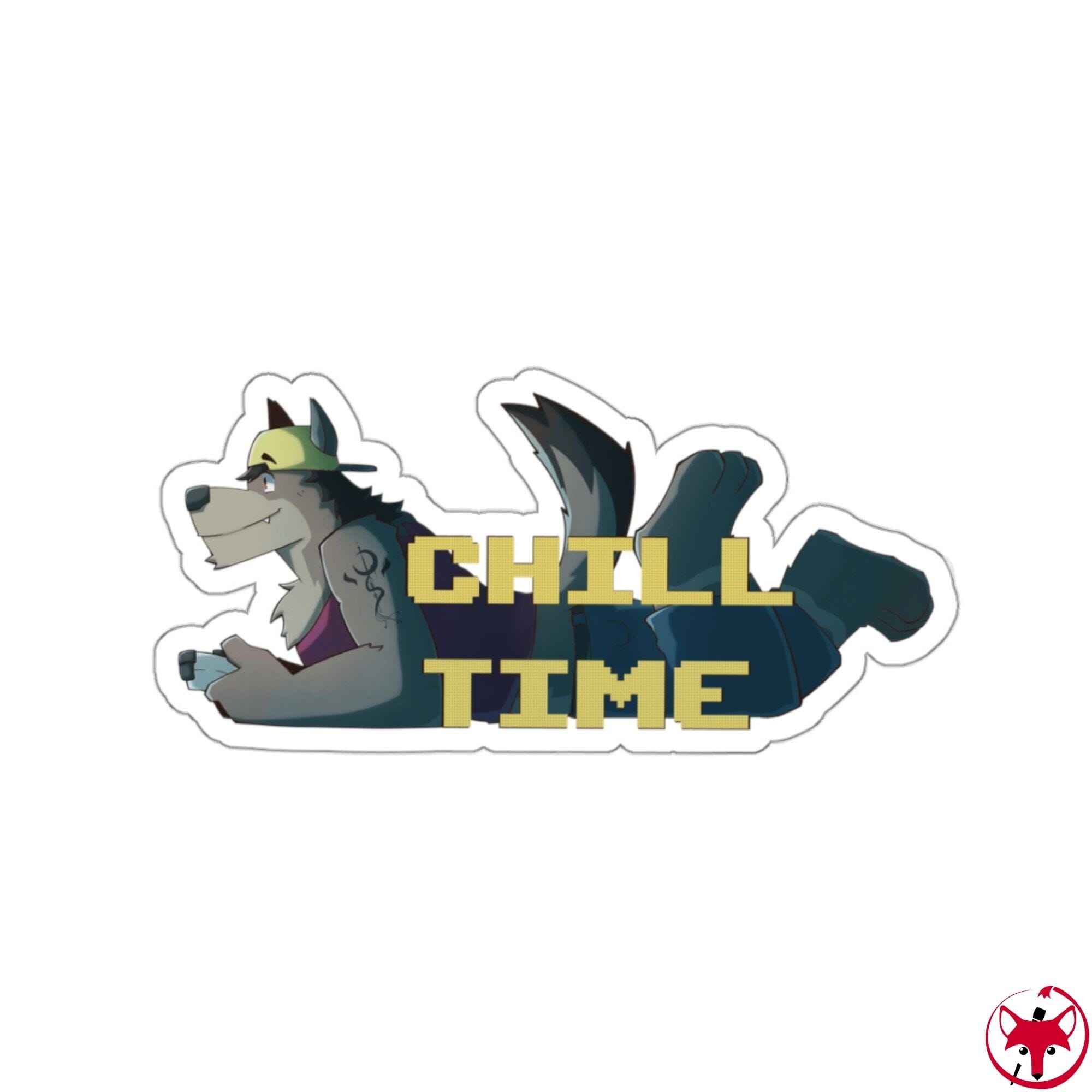 Chill Time! - Sticker Sticker AFLT-DaveyDboi A Pack of 4 stickers 