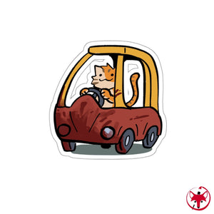 Cat Car - Sticker Sticker Ooka 