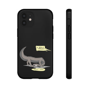 Confused Noodle Dragon - Phone Case Phone Case Zenonclaw iPhone 12 Mini Glossy 