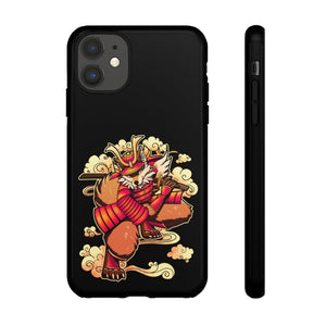 Furry Samurai by Isagu Art - Phone Case Phone Case Artworktee iPhone 11 Glossy 