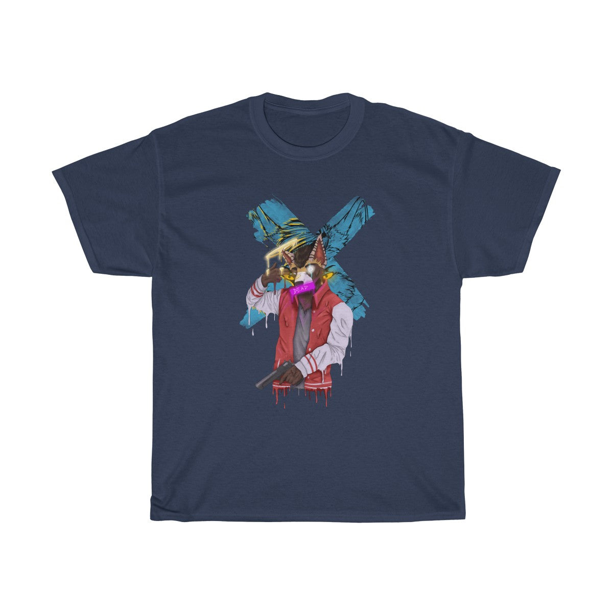 Dead 2 - T-Shirt T-Shirt Corey Coyote Navy Blue S 