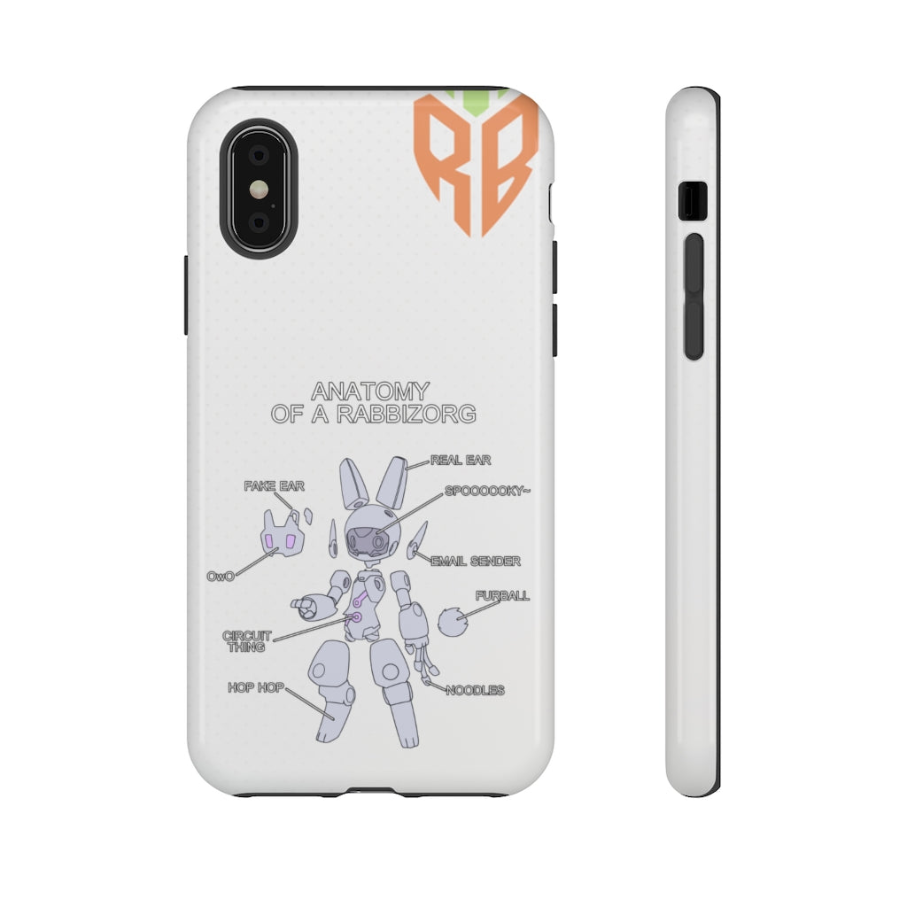 Anatomy Of a Rabbizorg - Phone Case Phone Case Lordyan iPhone X Glossy 