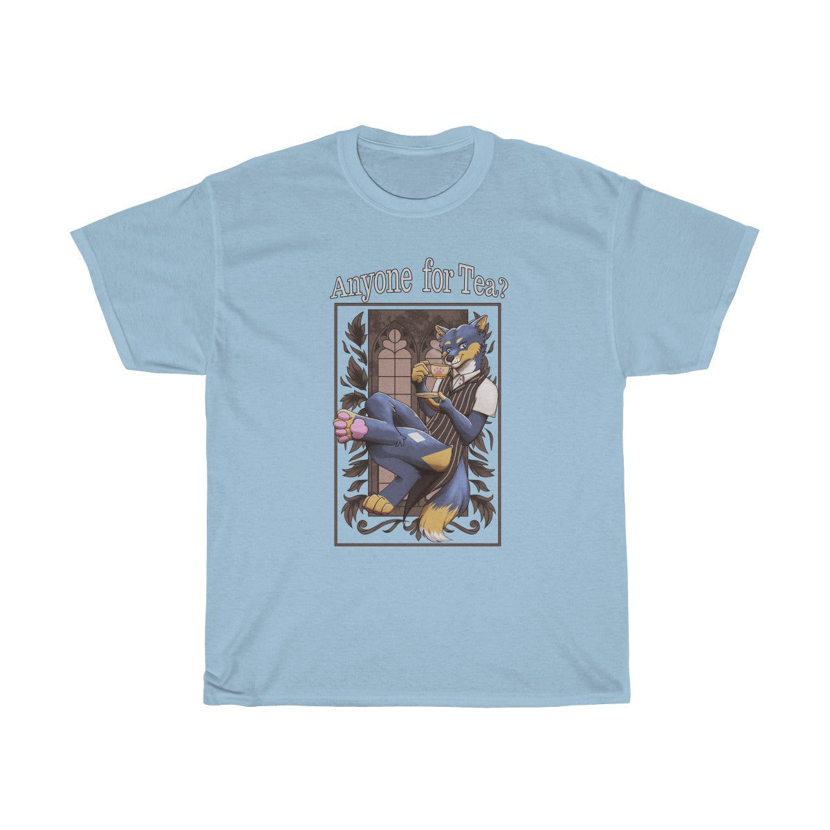 Anyone for Tea? - T-Shirt T-Shirt Artemis Wishfoot Light Blue S 
