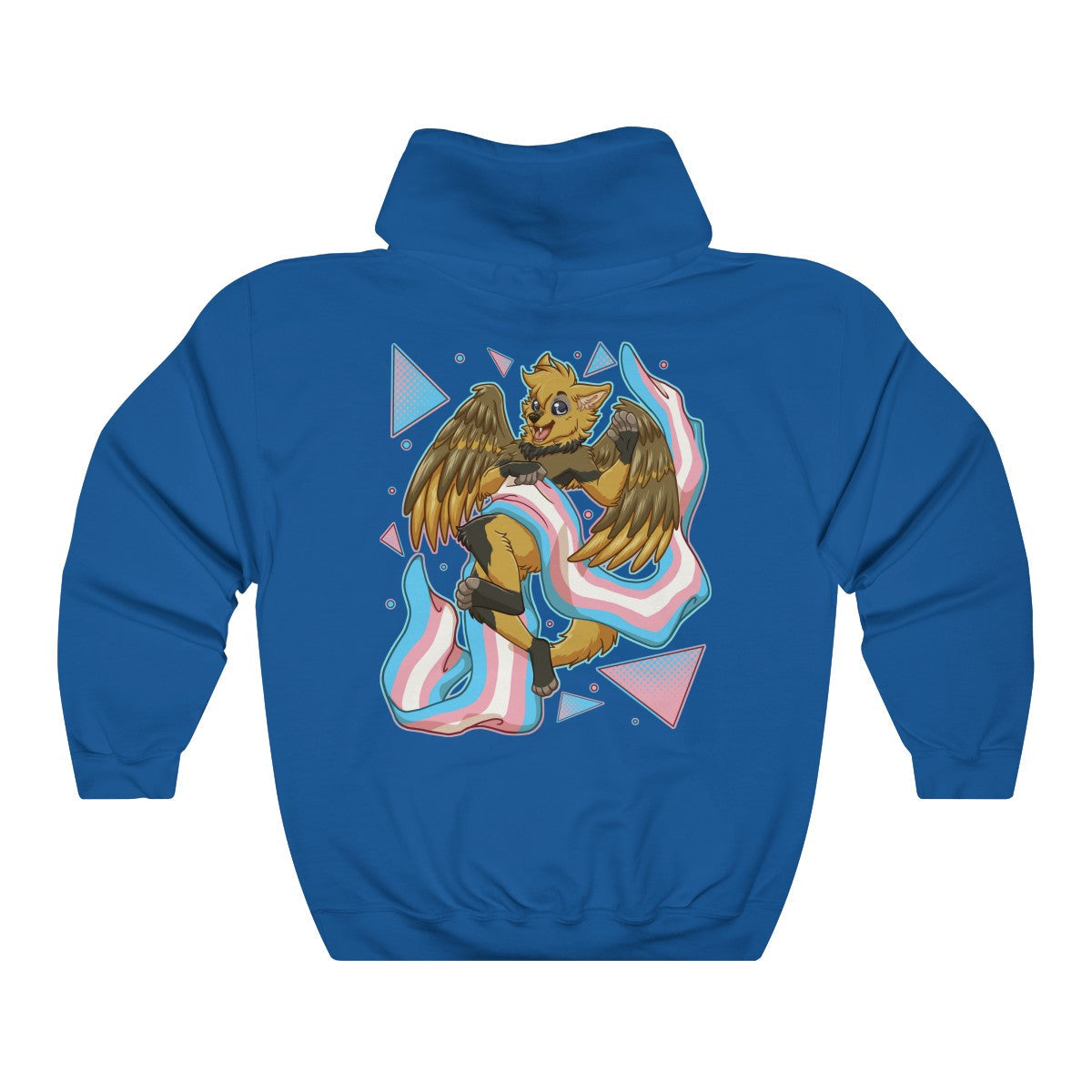 The Wolf Dragon - Hoodie Hoodie Cocoa Royal Blue S 