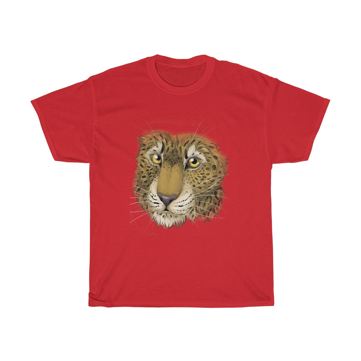 Leopard - T-Shirt T-Shirt Dire Creatures Red S 