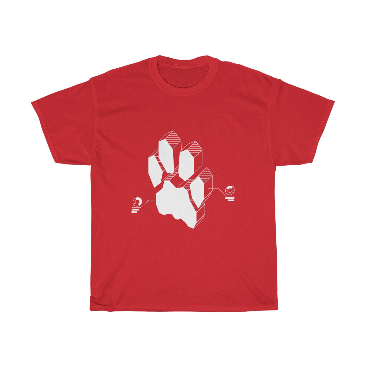 Techno Feline - T-Shirt T-Shirt Wexon Red S 