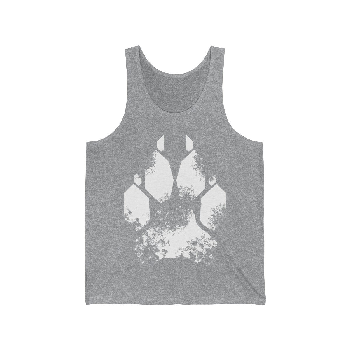 Splash White Canine - Tank Top Tank Top Wexon Heather XS 