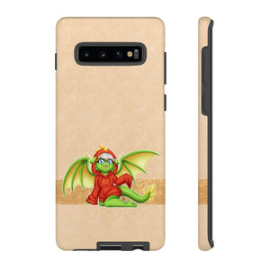 Green Hoodie Dragon by Sabrina Bolivar Phone Case Artworktee Samsung Galaxy S10 Plus Matte 