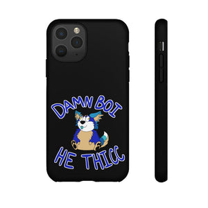 Thicc Boi With Text - Phone Case Phone Case AFLT-Hund The Hound iPhone 11 Pro Matte 