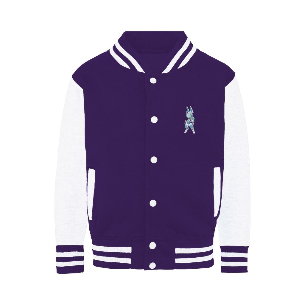 Rabbizorg Hero-Snowcube - Varsity Jacket Varsity Jacket Lordyan Purple / White XS 